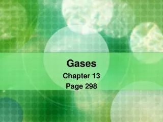 Gases