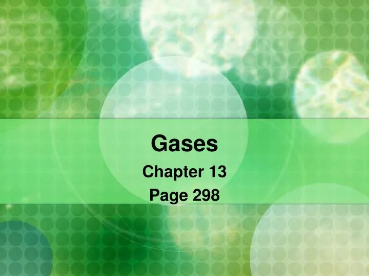 gases