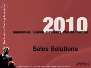 Sales Solutions