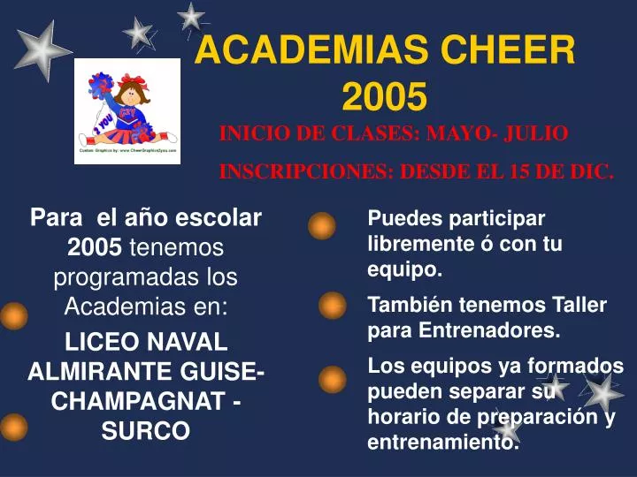 academias cheer 2005