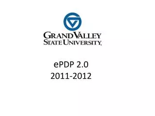 e PDP 2.0 2011-2012