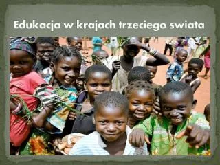 edukacja w krajach trzeciego swiata