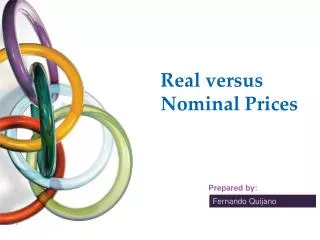 Real versus Nominal Prices