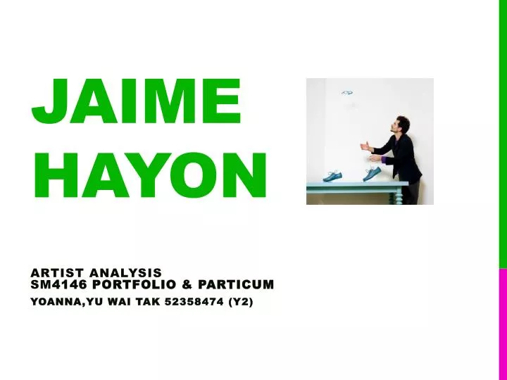 jaime hayon