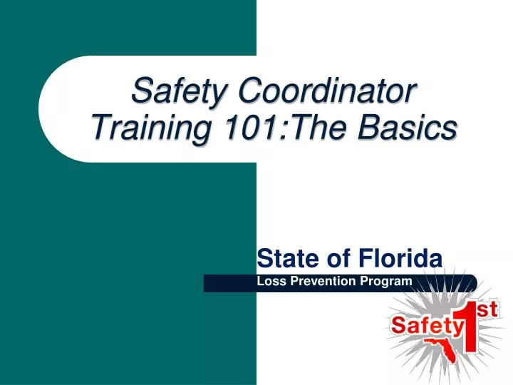 safety coordinator training 101 the basics