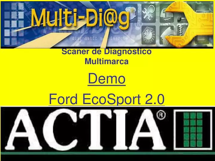 scaner de diagn stico multimarca demo ford ecosport 2 0