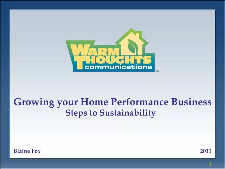 growing your home performance business