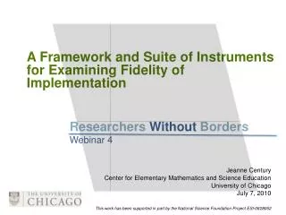 Researchers Without Borders Webinar 4