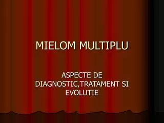 mielom multiplu