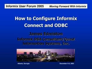 How to Configure Informix Connect and ODBC