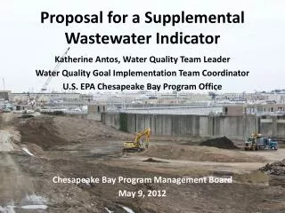 Proposal for a Supplemental Wastewater Indicator