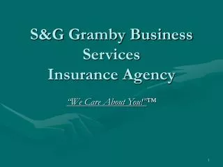 S&amp;G Gramby Business Services Insurance Agency