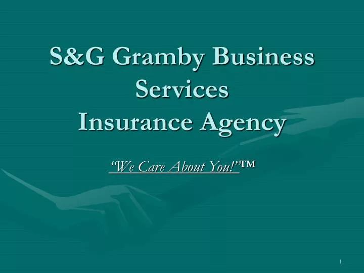 s g gramby business services insurance agency