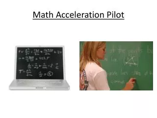 math acceleration pilot