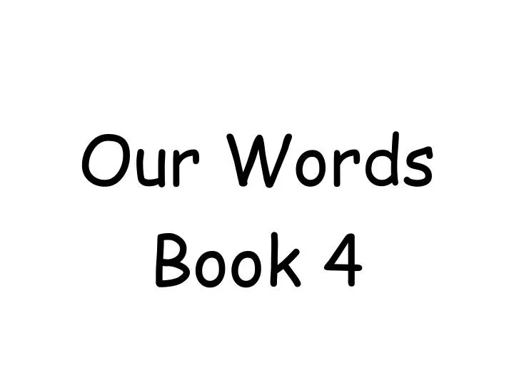 our words