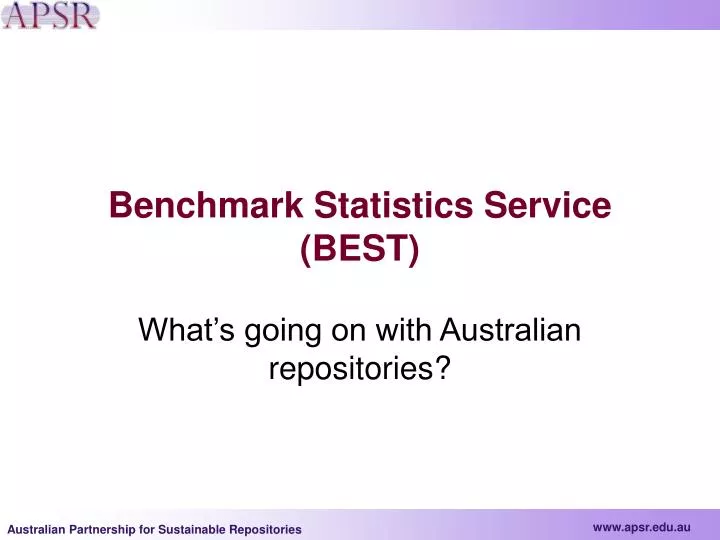 benchmark statistics service best