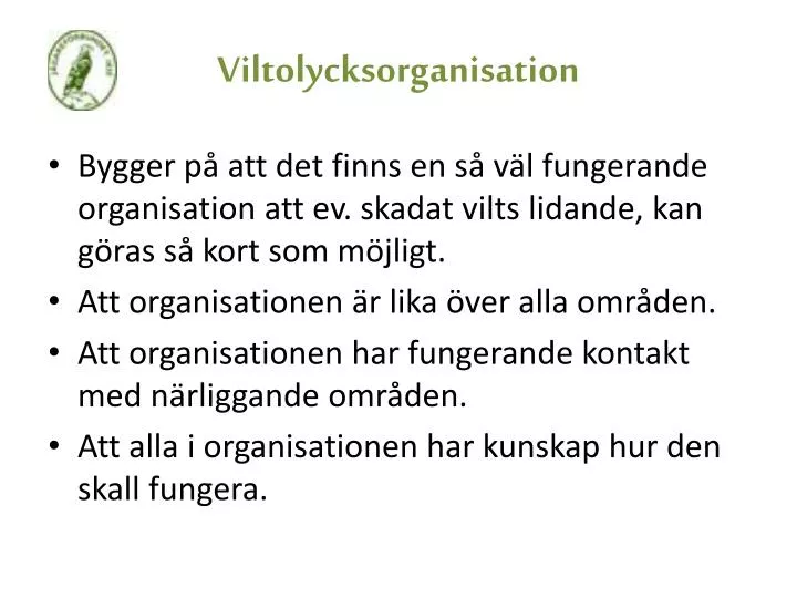 viltolycksorganisation