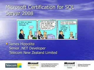 Microsoft Certification for SQL Server 2008