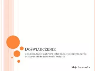 do wiadczenie