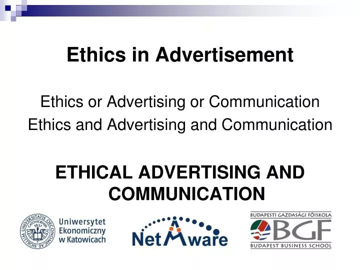 ethics in advertisement