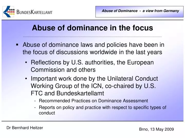 abuse of dominance in the focus