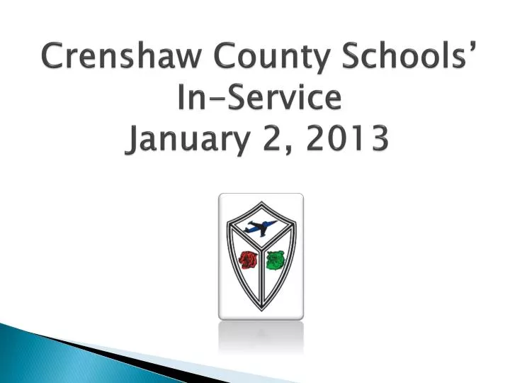 crenshaw county schools in service january 2 2013