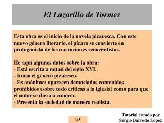 el lazarillo de tormes