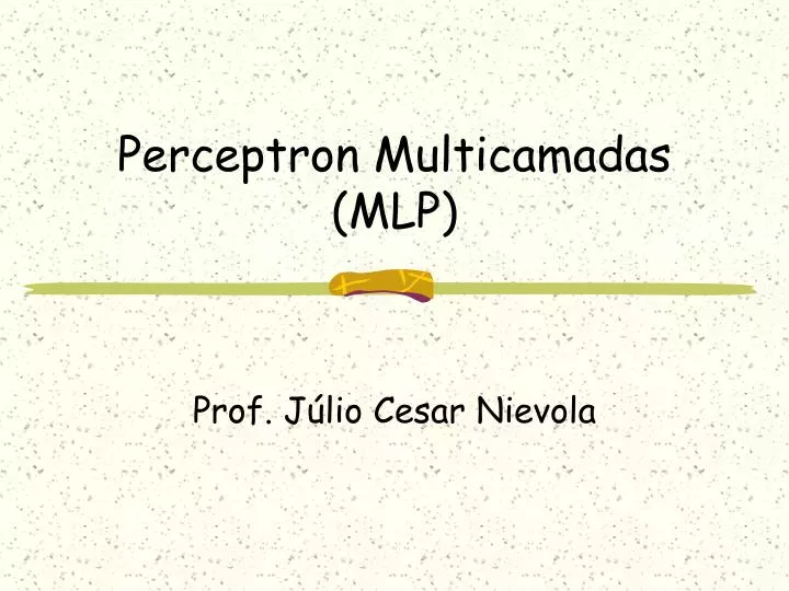 perceptron multicamadas mlp