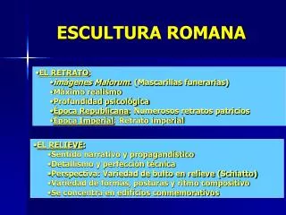 escultura romana