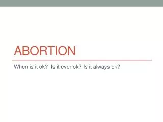 ABORTIon