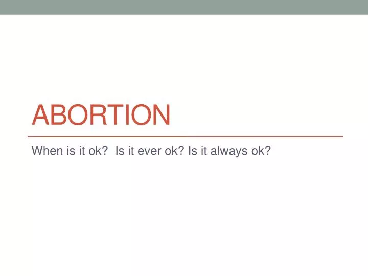 abortion