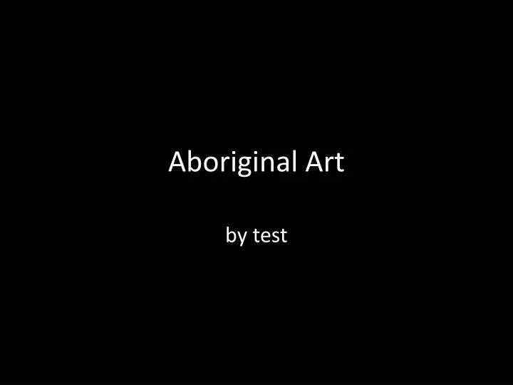 aboriginal art