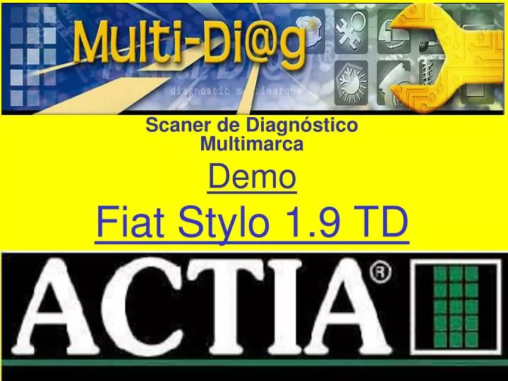 scaner de diagn stico multimarca demo fiat stylo 1 9 td