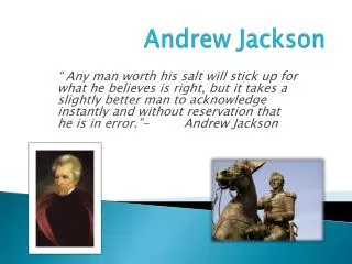andrew jackson