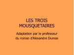 LES TROIS MOUSQUETAIRES - slide 1