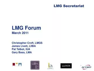 LMG Forum March 2011