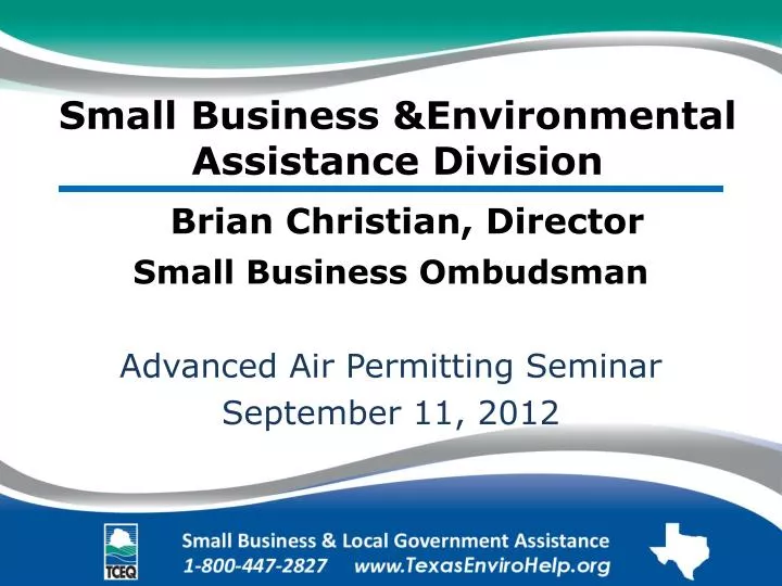 small business environmental assistance division
