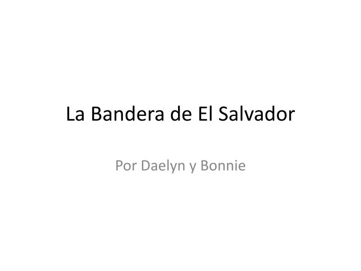 la bandera de el salvador