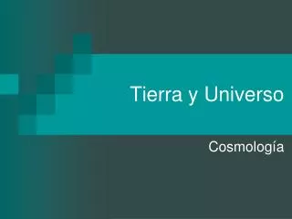 tierra y universo