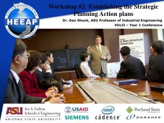 Workshop # 2: Establishing the Strategic Planning Action plans