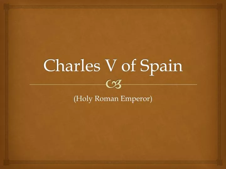 charles v of spain