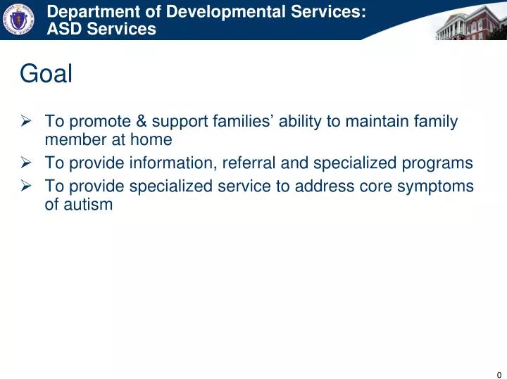department of developmental services asd services