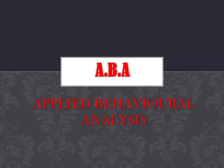 a b a