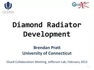 Diamond Radiator Development