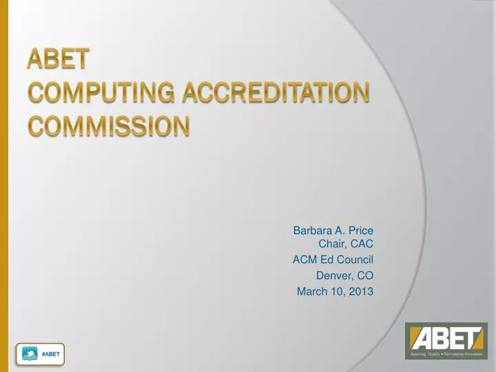 abet computing accreditation commission