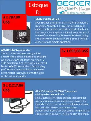 AR4201 VHF/AM radio