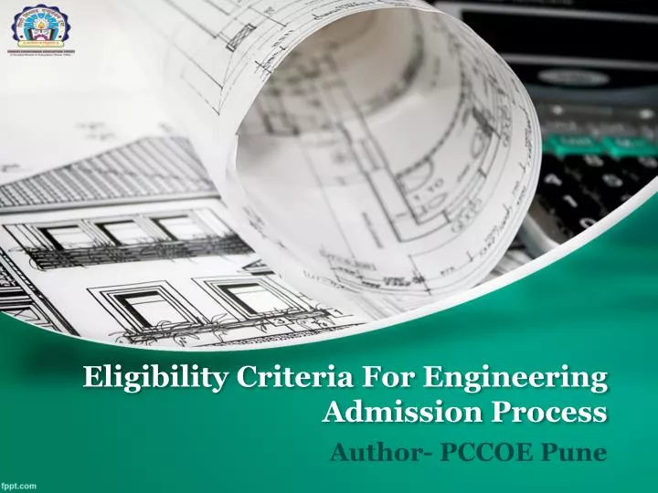 eligibility criteria for engineering admission process