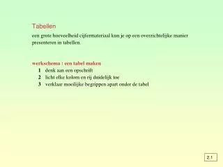 tabellen