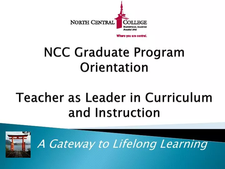 ncc graduate program orientation teacher as leader in curriculum and instruction