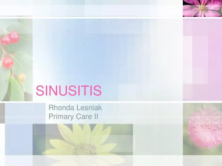 sinusitis